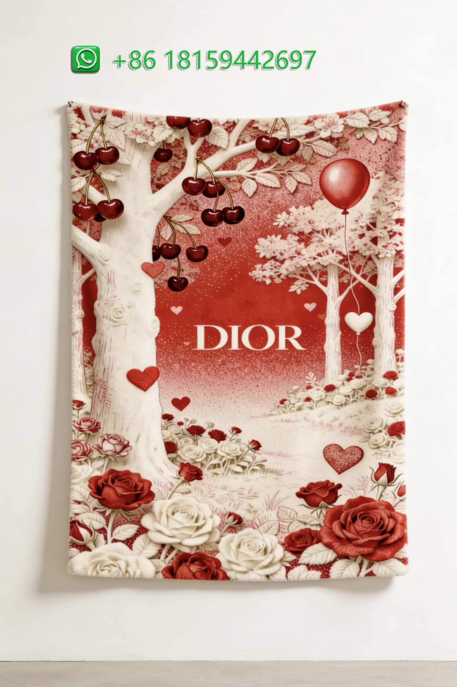 Dior Throw Blankets